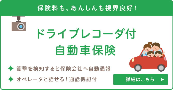 ドライブレコーダー付き自動車保険